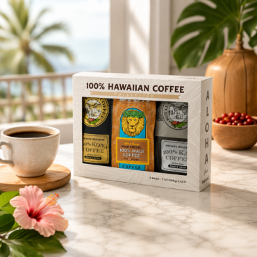 100% Hawaiian Coffee Sampler - Lion Coffee
