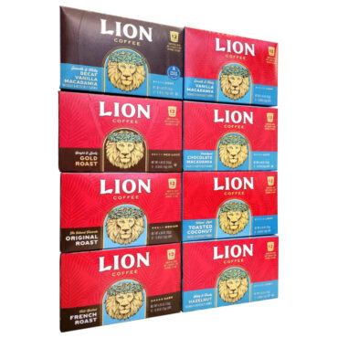 Lion Single Serve Coffee Collection all lion flavors