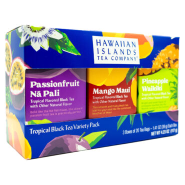hawaiian islands tea black tea gift set angled