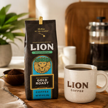 コーヒー LION Coffee GOLD ROAST 283g Lion Gold Roast Decaf Coffee - Lion Coffee