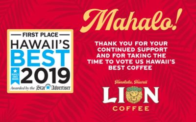 Lion Coffee Voted as Hawaii’s Best Coffee 2019