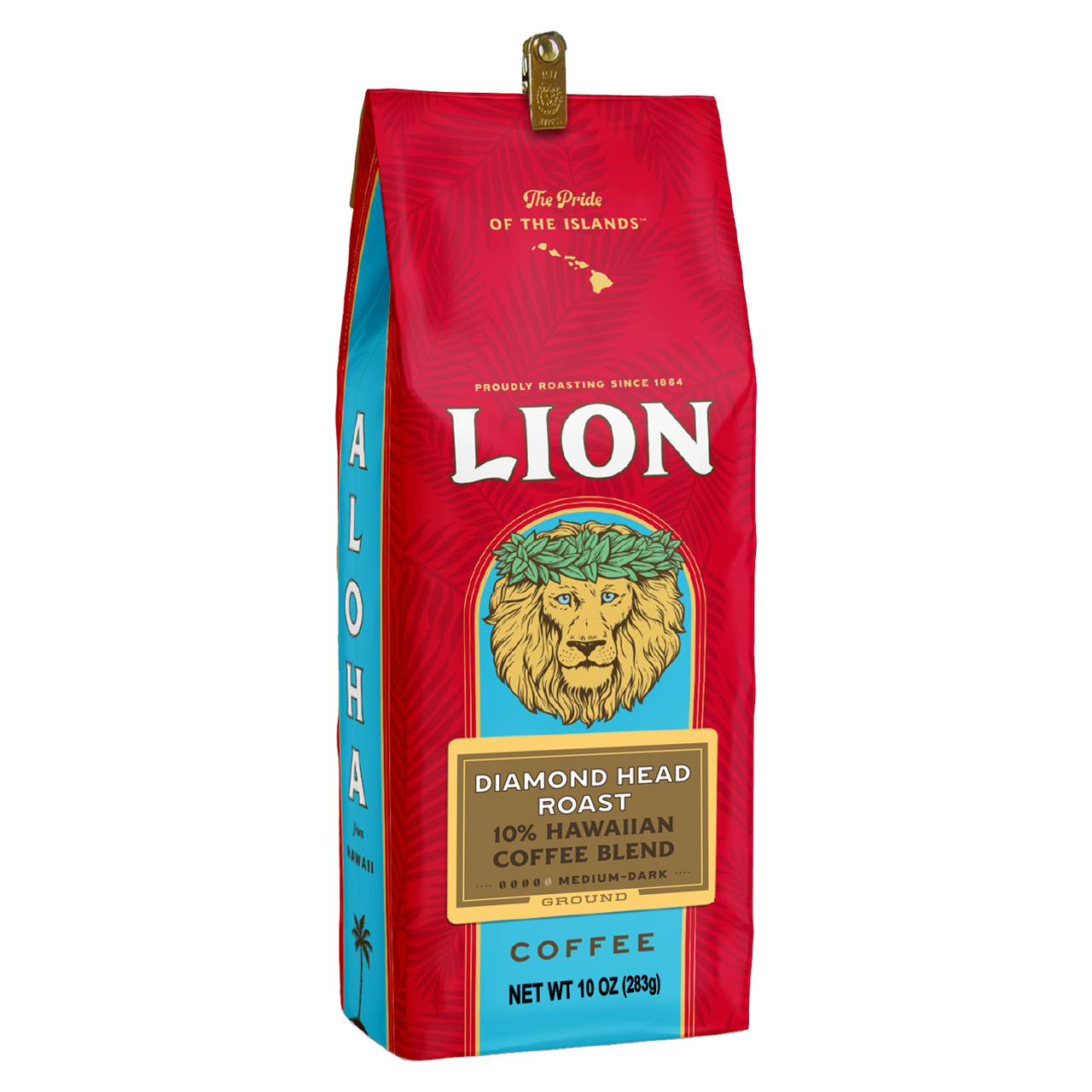 Diamond Head Roast 10% Hawaiian Blend Coffee - Lion Coffee