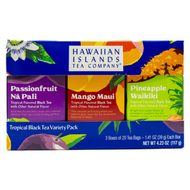 hawaiian islands tea black tea gift set front