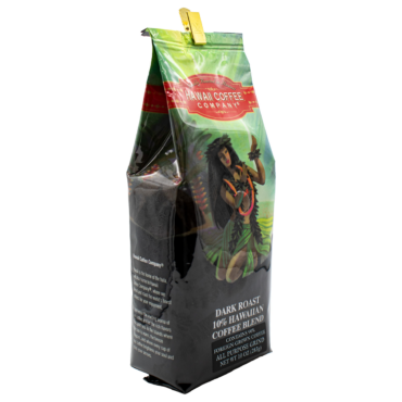 one bag of dark roast hawaiian blend coffee