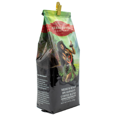 one bag of medium roast hawaiian blend coffee