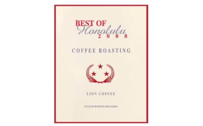 Lion Coffee Voted Best Coffee Roasting 2008