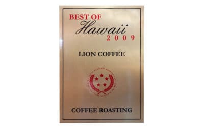 Lion Coffee Voted Best Coffee Roasting 2009