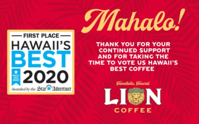 Lion Coffee Voted as Hawaii’s Best Coffee 2020