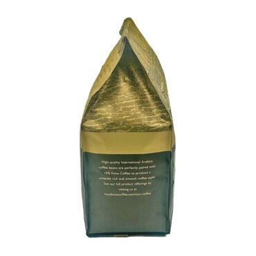 Royal Kona 10% Kona Vanilla Macadamia Ground 40oz Bag - side View