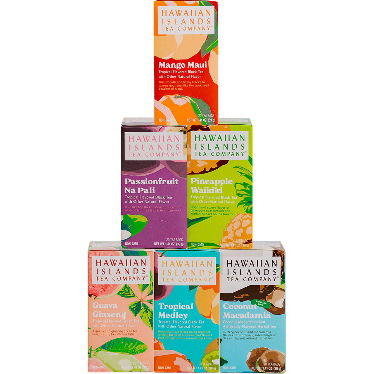 Tropical Flavored Tea Collection - Lion Coffee