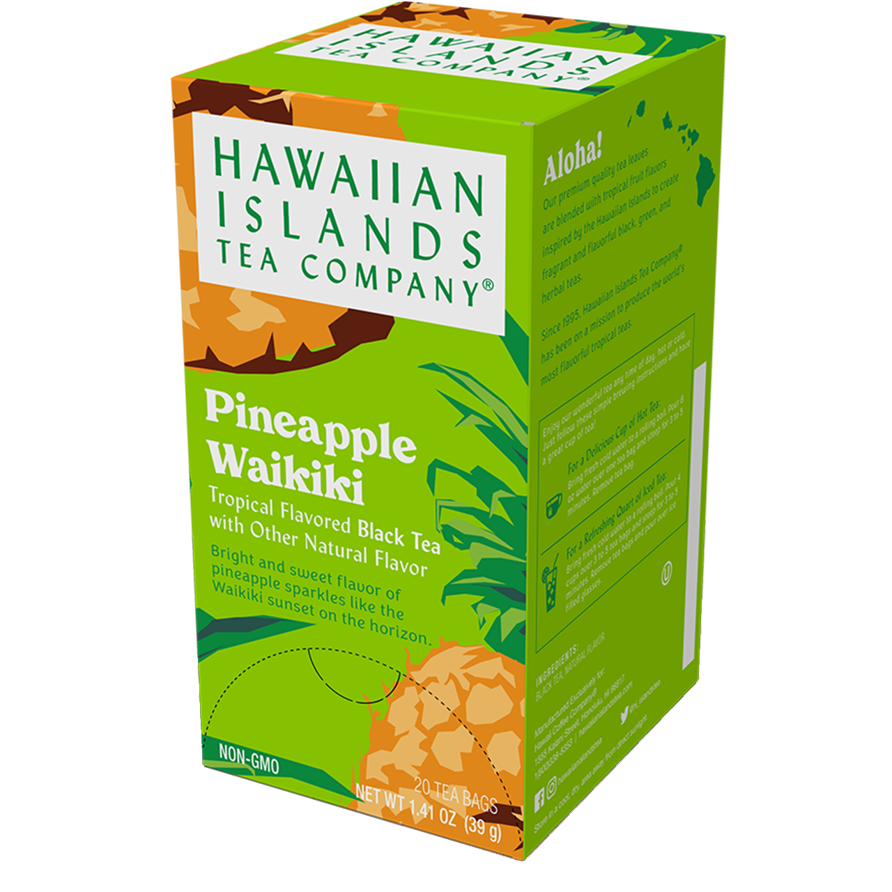 Pineapple Waikiki Black Tea - Case Rate - Lion Coffee