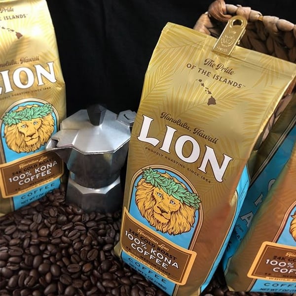 コーヒー 100％ KONA COFFEE ハワイ Lion コナコーヒー 挽き豆 3袋 Ao06e-m53924322599 ーヒー